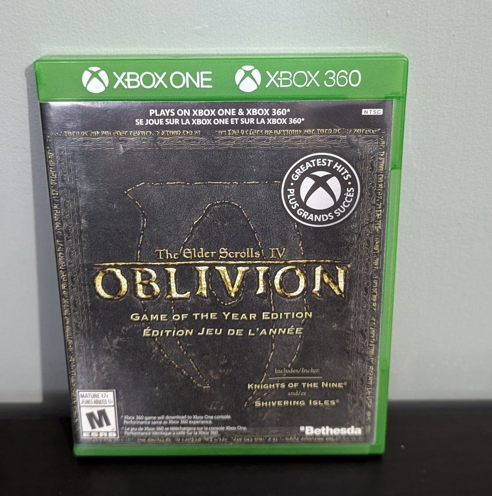 XBox‎ The Elder Scrolls IV: Oblivion Game of the Year Edition